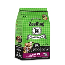 Zooring Active Dog Мясной Микс с рисом и пастернаком 10 кг