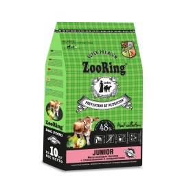 Zooring Junior Мясо молодых бычков с глюкозамином и хондроитином 10 кг